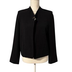 Topshop Black Open-Front Blazer | Very Good Condition